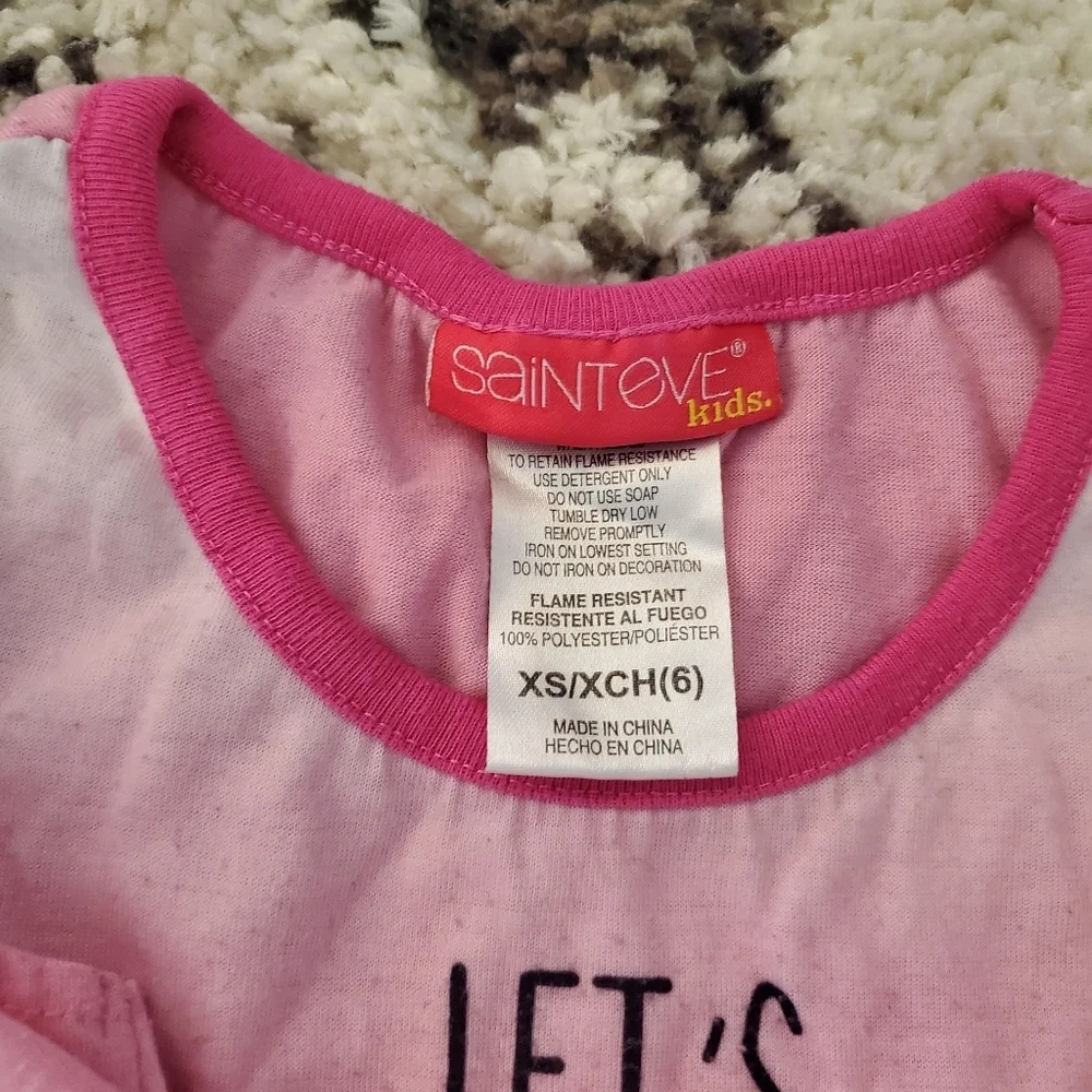 Girls 2pc Pj Bundle XS (6)